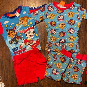 Two Sets of Paw Patrol Pajamas